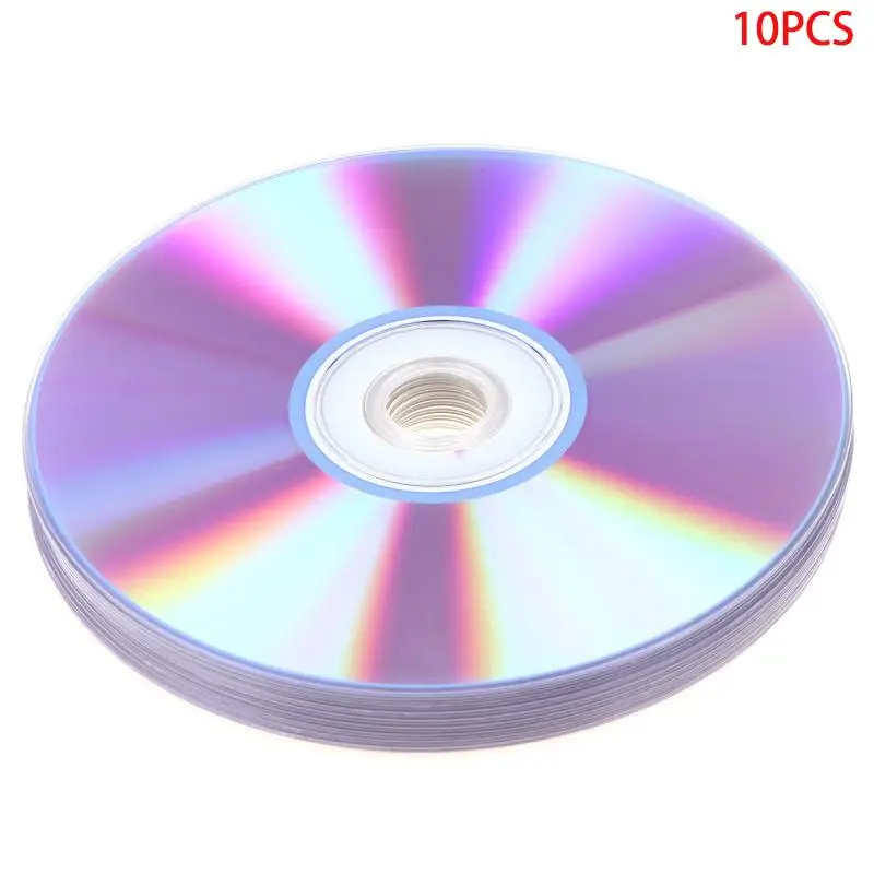 【C】10Pcs 3724/3725 CD-R Blank Discs Recordable Compact Disc 700MB/80min/52x CD-R BLANK Discs 4.7GB/120min/16x