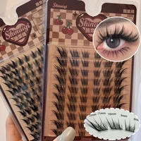 Flying Fox-pestañas postizas individuales, extensión de pestañas segmentadas, efecto de ojos de zorro Natural, cosméticos de maquillaje, nuevo