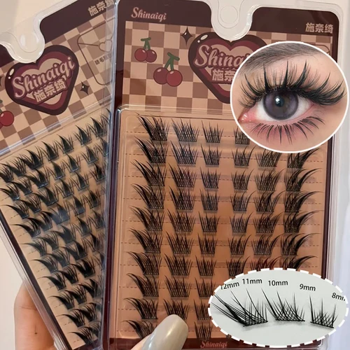 Imagen 1 del producto Flying Fox-pestañas postizas individuales, extensión de pestañas segmentadas, efecto de ojos de zorro Natural, cosméticos de maquillaje, nuevo