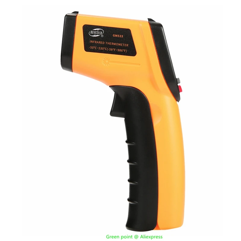 Therye.com-Capteur de température infrarouge numérique GM533, outil de mesure, indicateur de signal, affichage LCD, 5 pièces