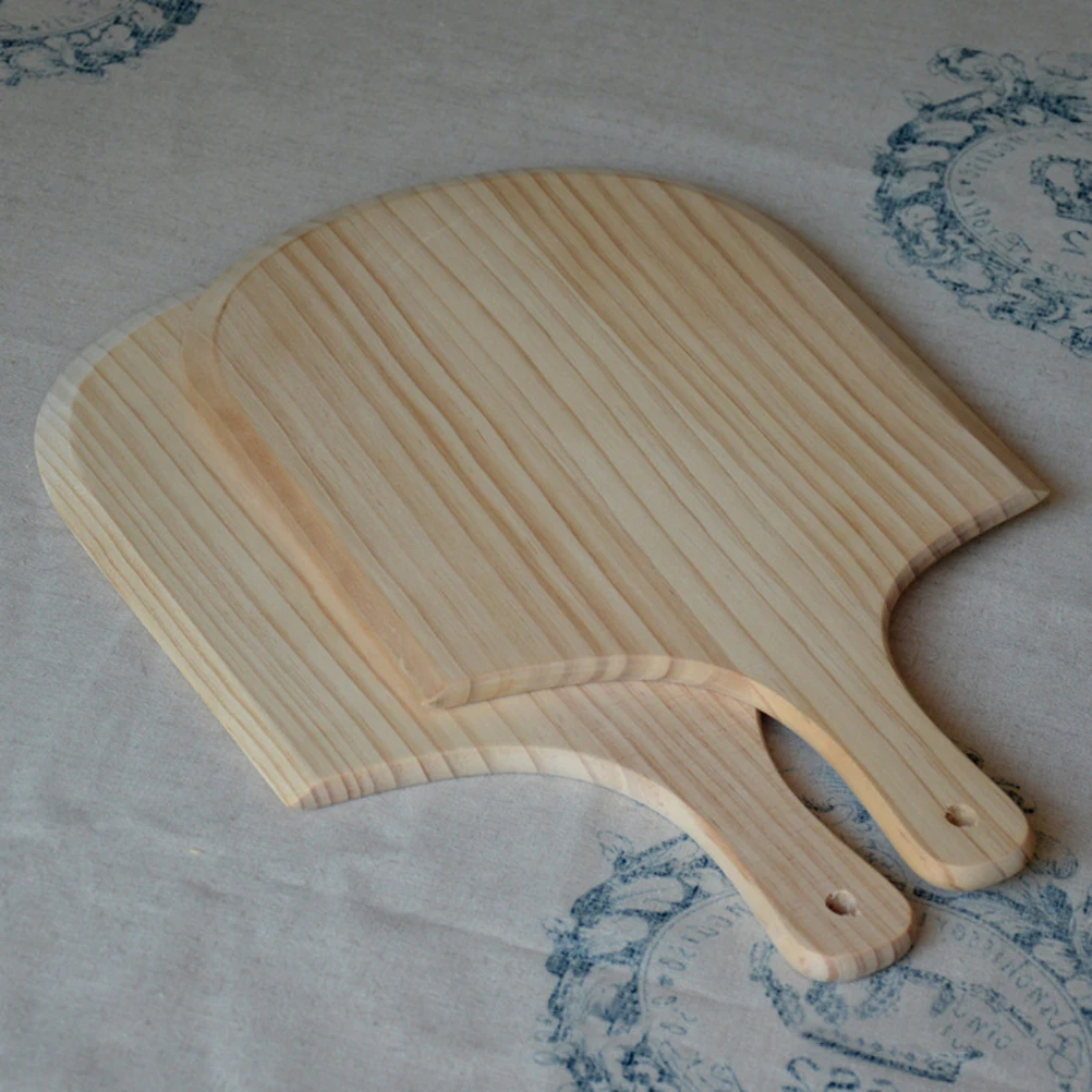 14 Inch Natural Wood Pizza Pallets Spatula Shovel Peel Paddle Pan Scraper Tool For Baking Transfer Kitchen Gadgets Pizza Lovers - Image 4