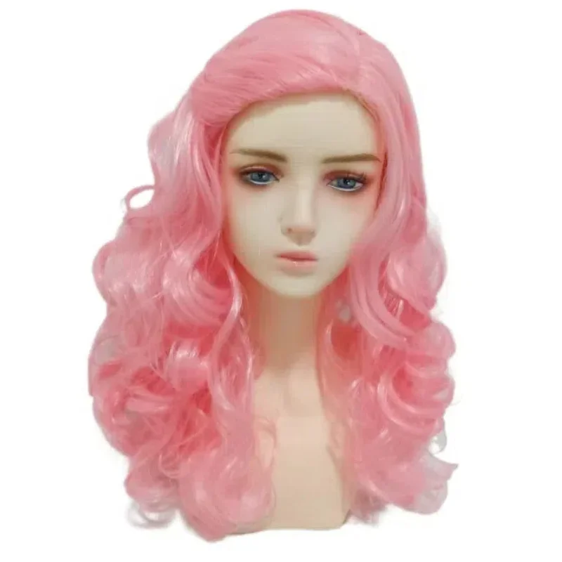 New Movie Descendants 4 Cosplay Wig For Adult Halloween The Rise of Red Starlight Heirs 70cm Temperature Synthetic Fiber Red Wig