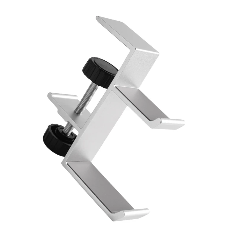 Support rangement léger en d'aluminium, Support d'affichage pour casque, large compatibilité, argent