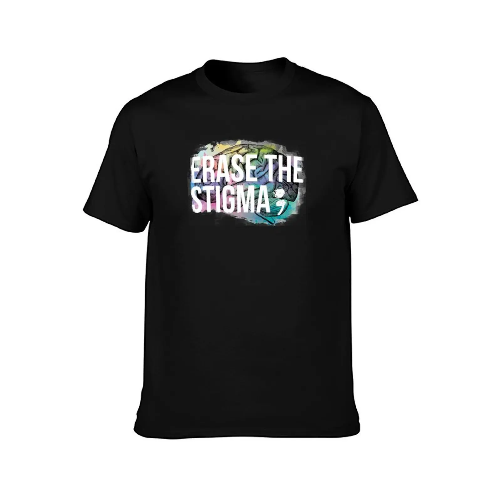 Erase the Stigma T-Shirt Plus Size Summer Short Sleeve T-Shirt