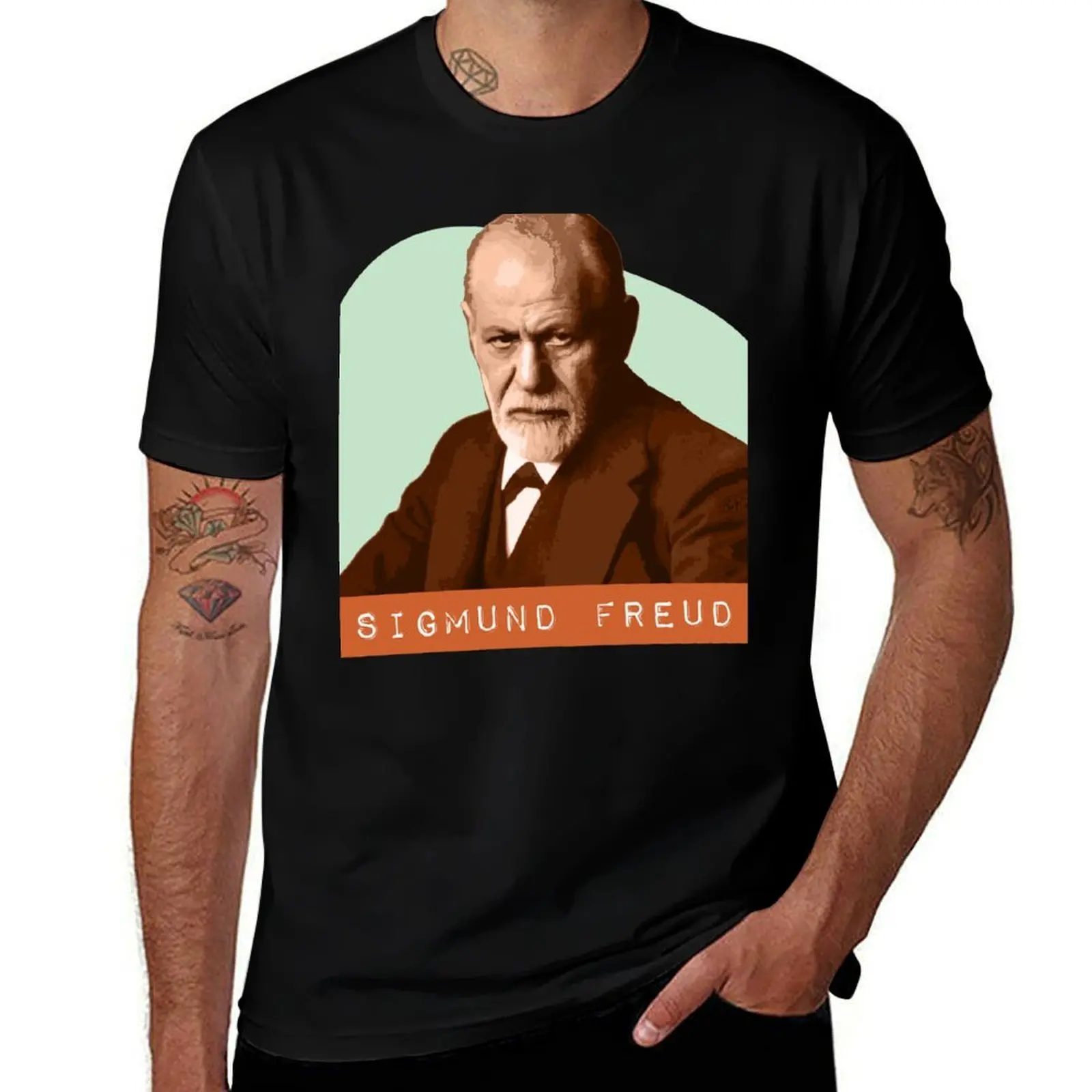 Freud T-Shirt Streetwear Print Tee Shirt T-Shirt