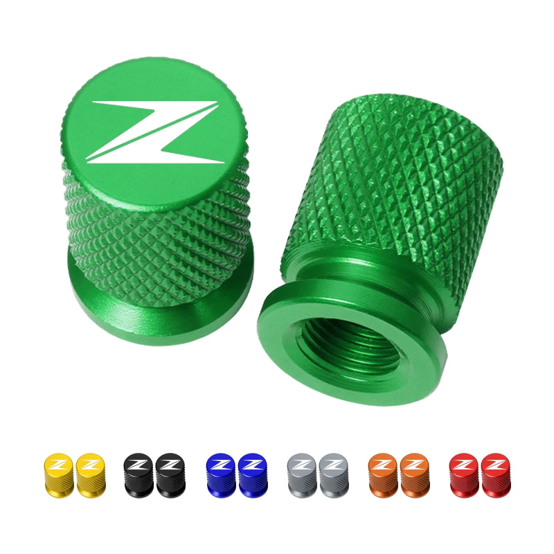 2PCS For KAWASAKI New Z400 Z900 Z1000 Z800 Z750 Z300 Z650 Motorcycle Wheel Tire Valve Cover Cap Plug CNC Accessories