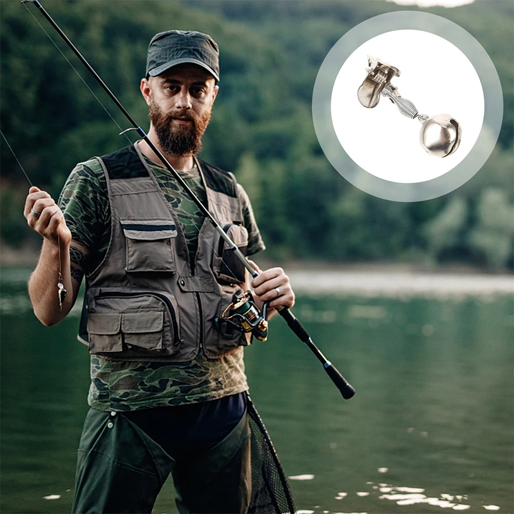 

15pcs Fishing Bells For Rods Rod Alarm Durable Metal Bells Bite Warning Alerts No Light Alarms Versatile Fishing Tools
