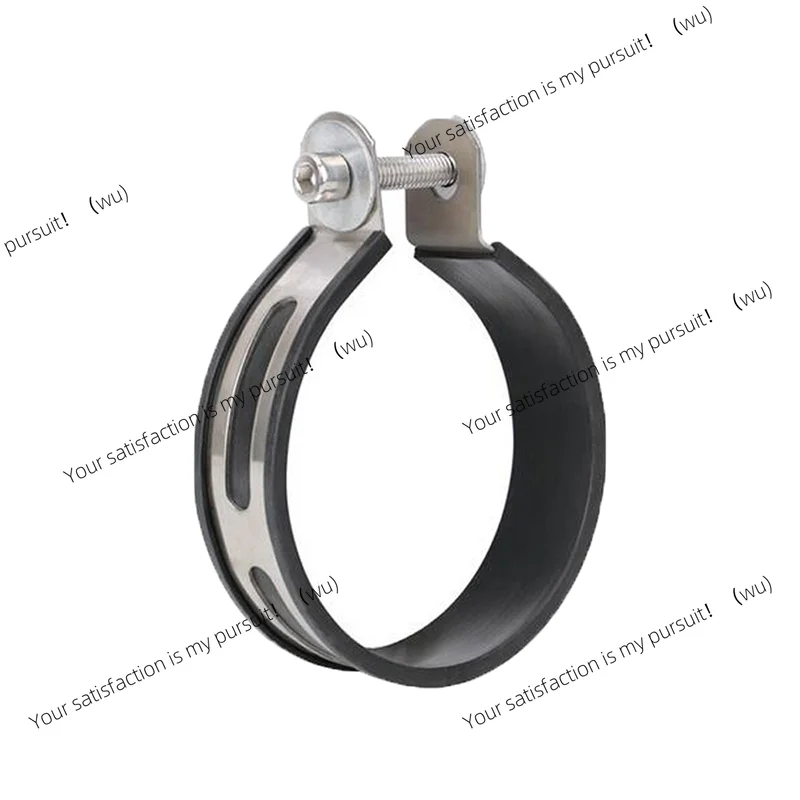 Motorcycle exhaust pipe modification accessory round hanger clamp the surface blue film can be peeled off