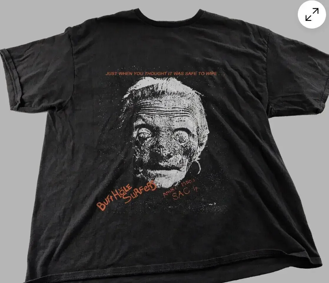 It Was Safe To Wipe BUTTHOLE SURFERS Shirt Classic Black Unisex S-4XL