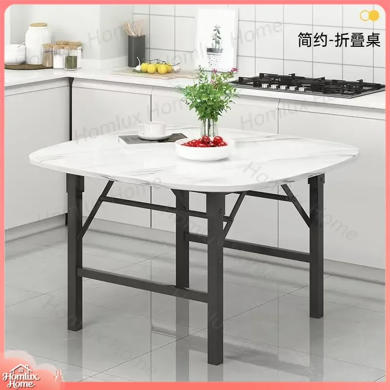 Foldable Table No Assembly Required for Desk Rental House Study Computer Dining Adult College Student Portable Space Saving