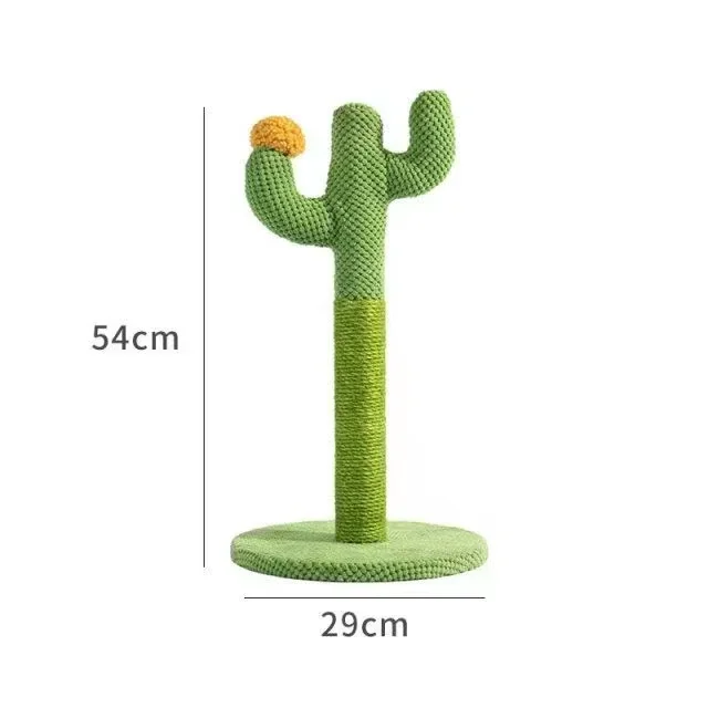 Imagem -06 - Cactus Gato Arranhando Posts com Corda Sisal Gato Scratcher Cactus para Gatos Jovens e Adultos Gato Escalada Quadro Brinquedo