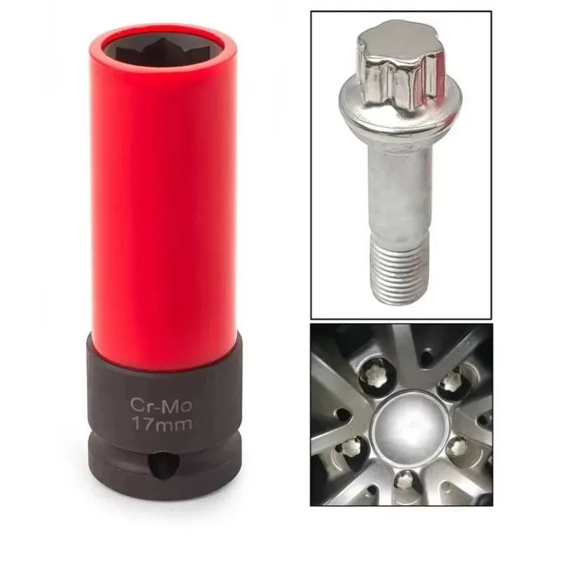 Лидер продаж, торцевой ключ для снятия стопорной гайки колеса 17 мм для серии S, противоугонный торцевой ключ, инструмент для ремонта, высокое качество