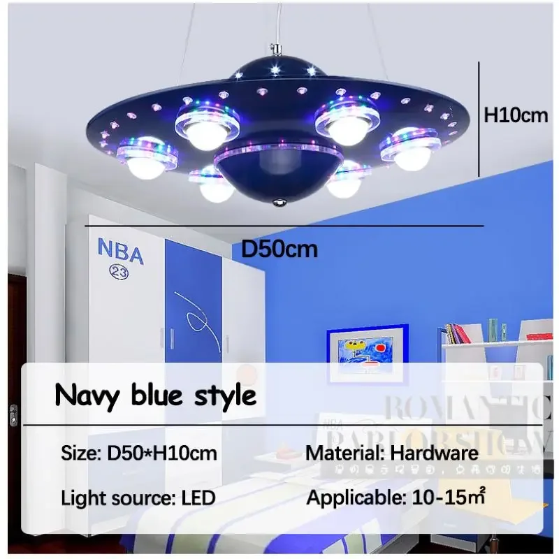 Imagem -06 - Disco Voador ® Scantal Arte de Ferro Alienígena Ufo Design Lâmpadas Led para Quarto das Crianças Decoração Luz Pingente Criativo Novo