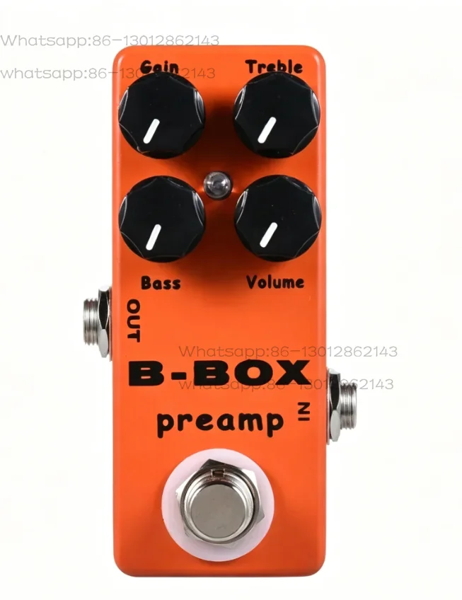 Preamp B-Box Guitar Effect Pedal Preamp Overdrive Electric Bass Guitarra Acoustic Analog Signal Effects Processors