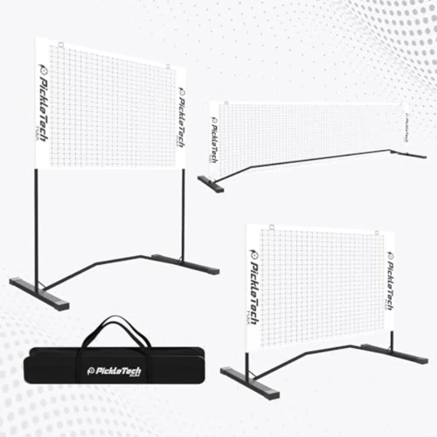 

Flex Version 4 ft Pickleball Small Training Rebounder Net - Expandable to 10 ft for Double Player Practice - Outdoor Game - Ful