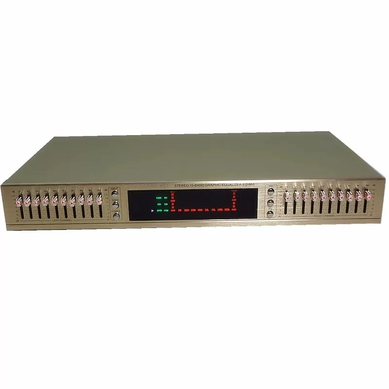 EQ665 Equalizer Home EQ Equalizer Dual 10 BAND Stereo Treble Bass Regulation With Bluetooth