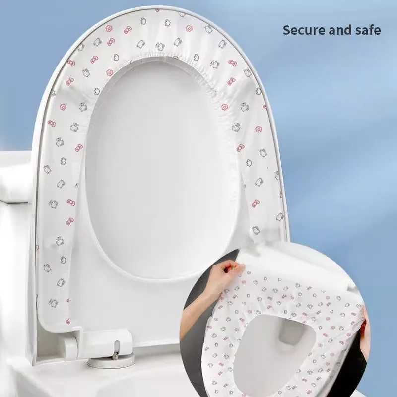 20pcs Printed double-layer disposable toilet seat cover, portable toilet seat cover for business travel