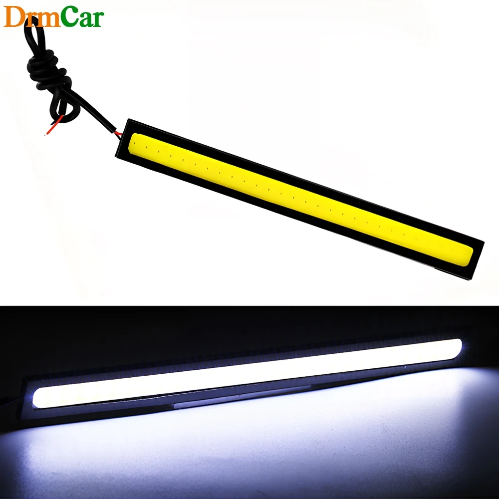 

1 шт. 17 см DRL DayLight Автомобильный COB светодиодный противотуманный фонарь для вождения багажника Daytime Running Light Авто водонепроницаемый указатель поворота стоп-сигнал светодиодный купольный светильник