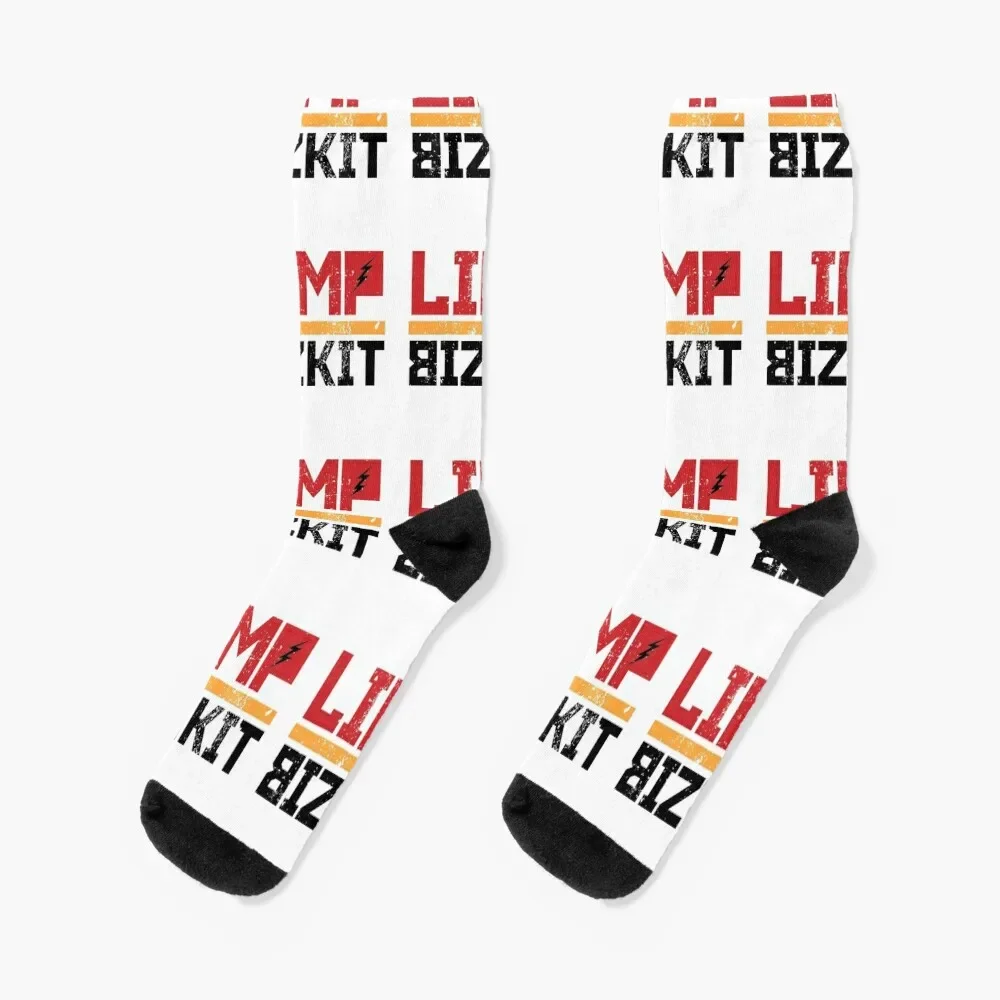 Limp Bizkit Fred Durst rapcore band logo merch Socks bright garter sport sports stockings Socks Man Women's