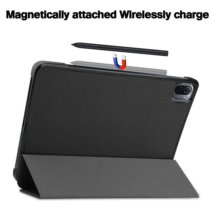 Dreifach Faltbare Hülle für Xiaomi Pad 5 / Pad 5 Pro 11 Zoll mit Auto-Wach-/Schlaf-Funktion Stoßfeste Abdeckung – Detail 4