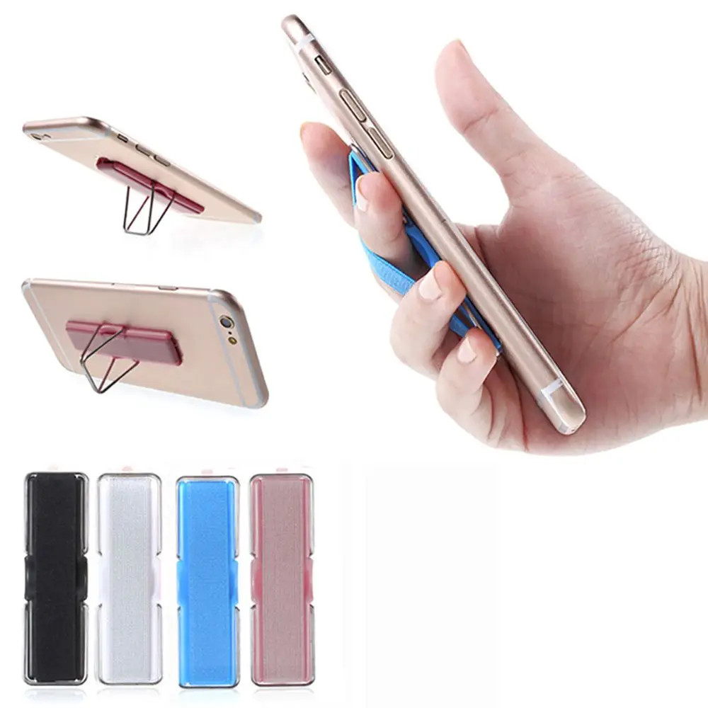 

For Phone Tablet Anti-Slip Mount Elastic Finger Ring Strap Phone Stand Finger Grip Sling Back Sticker Band Phone Holder