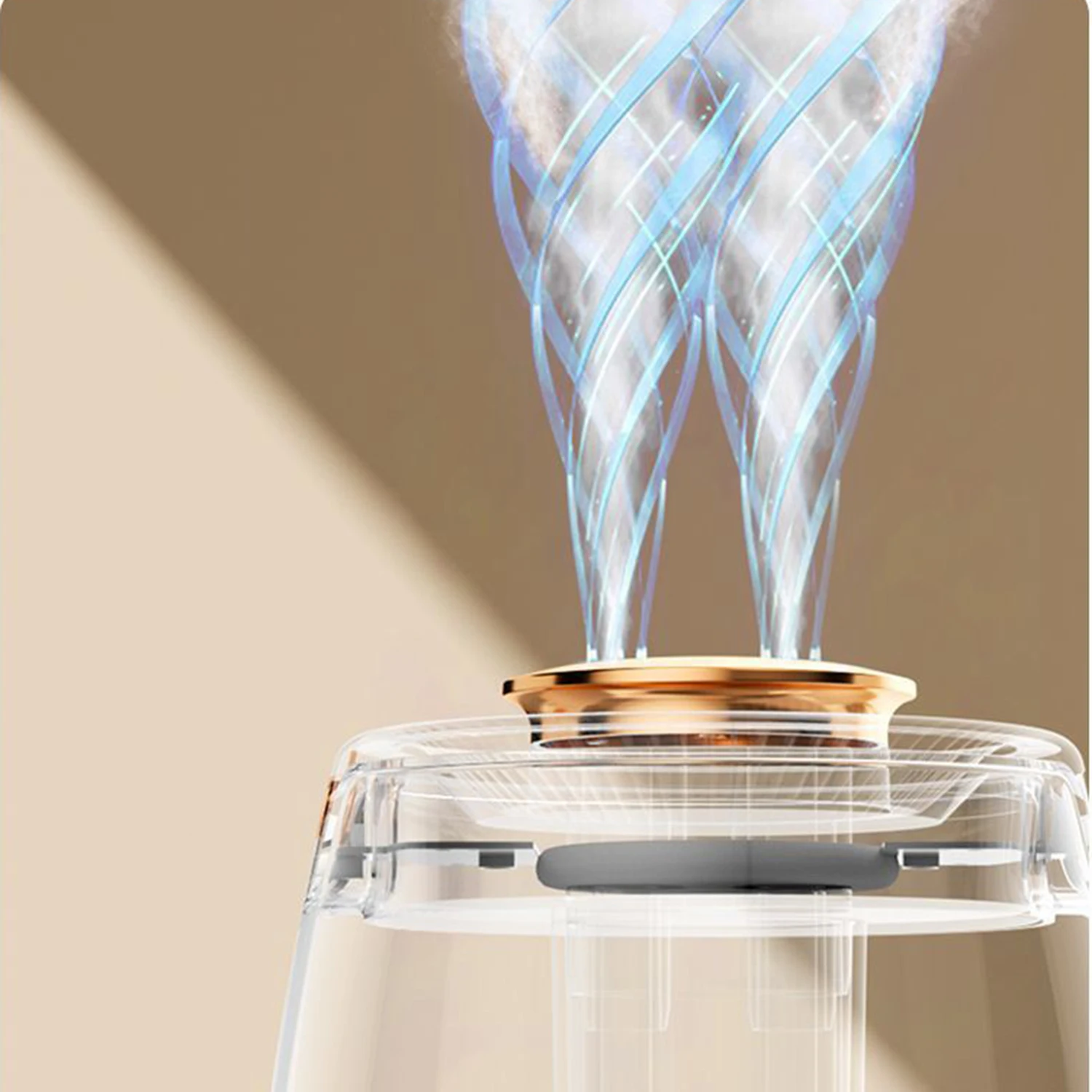 2025 Neuer Nano-Feinnebel-Luftbefeuchter für Schlafzimmer, Zuhause, Desktop, USB-Luftbefeuchter mit Stromausfallschutz und Digitalanzeige