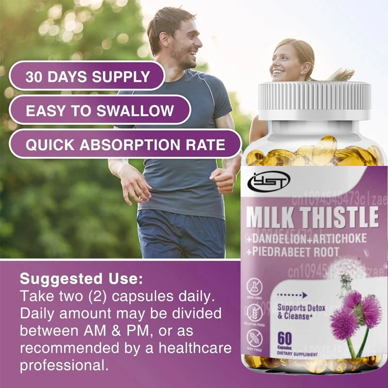 

Добавка расторопши, содержащая корню одуванчика, экстракт растопы и 80% силимарина для ремонта, без ГМО