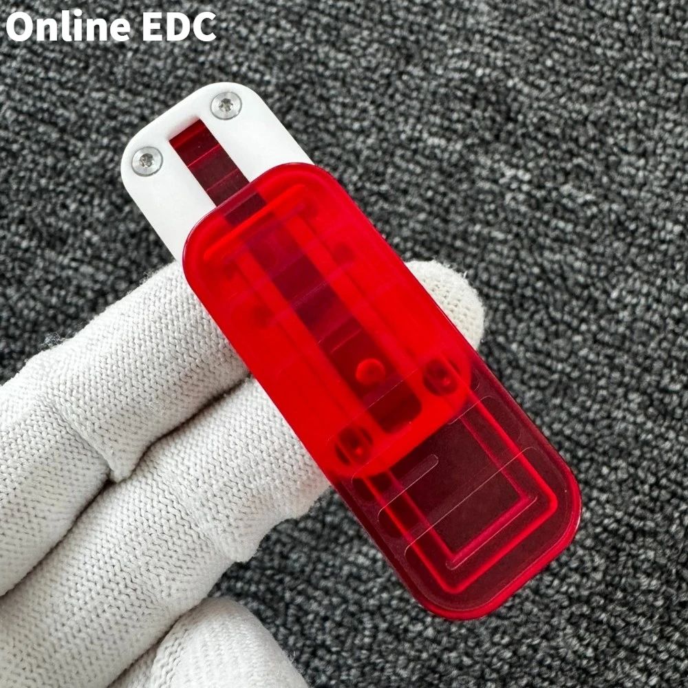 المملوكة مسبقًا 42COSMO EDC PC Red Fidget Slider لعبة تخفيف التوتر دفع المنزلق أدوات تخفيف القلق التصميم الأصلي #1