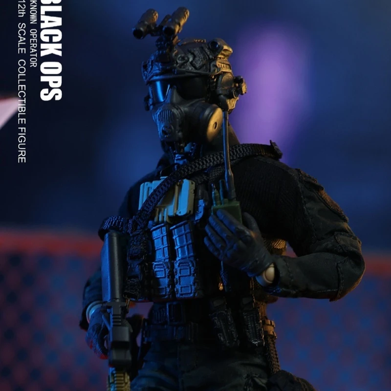 Spot Supply HASUKI Originele SALVO-serie SA-01 Zwart Action Action Figure Assembly Model Toys Collectible Model Cadeaus voor jongens