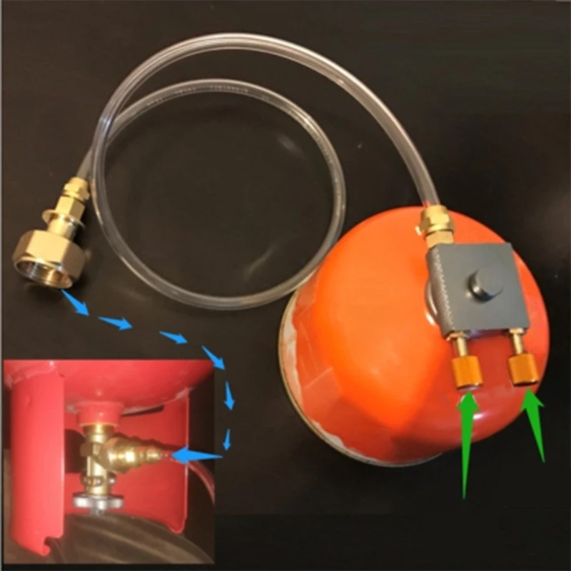 Q39E Gas Convert Gas Tube Propanes Connectors Flat Fillings Valves