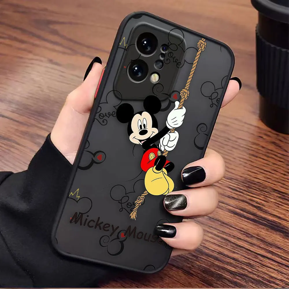 Matte Phone Case for OPPO Realme 11 10 9 9I 8 8I 7 7I 6 5 FIND X3 X5 PRO 4G 5G Case Funda Shell Pretty M-Mickey M-Minnie Mouse