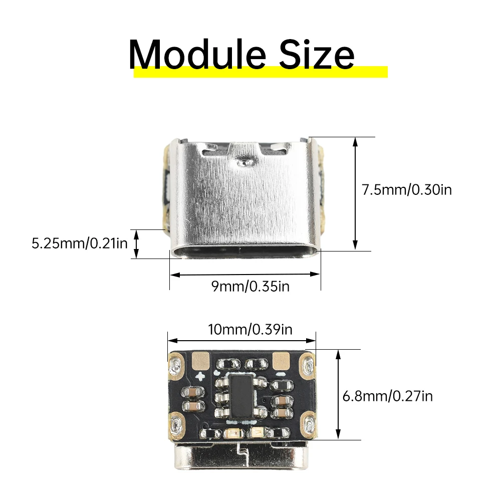 1-10PCS Mini Lithium Battery Charging Board Module 3.7V 4.2V 18650 Lithium Battery Charger Protection Board Type-C Interface