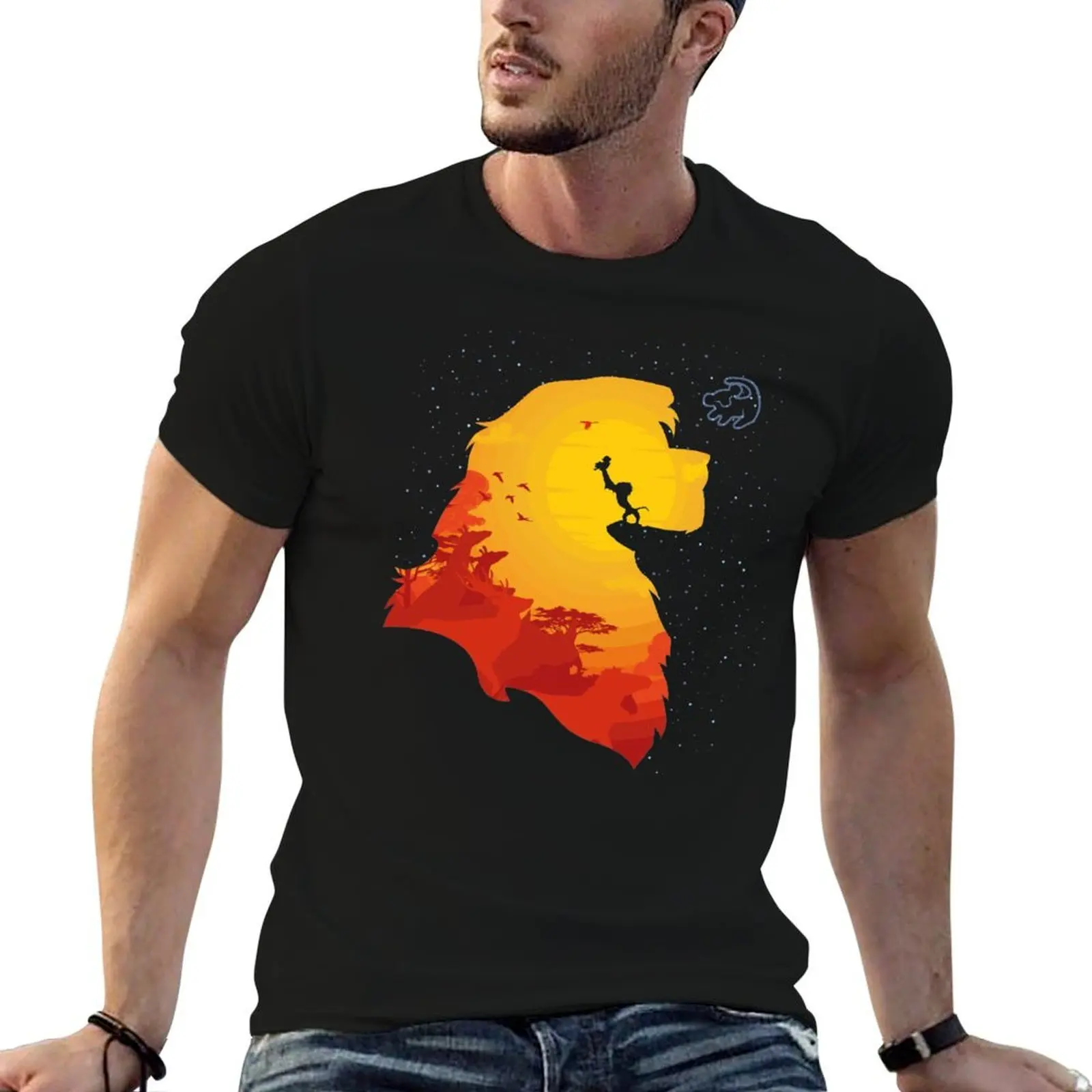 The king of the animals T-Shirt Breathable Workout Short Sleeve Top