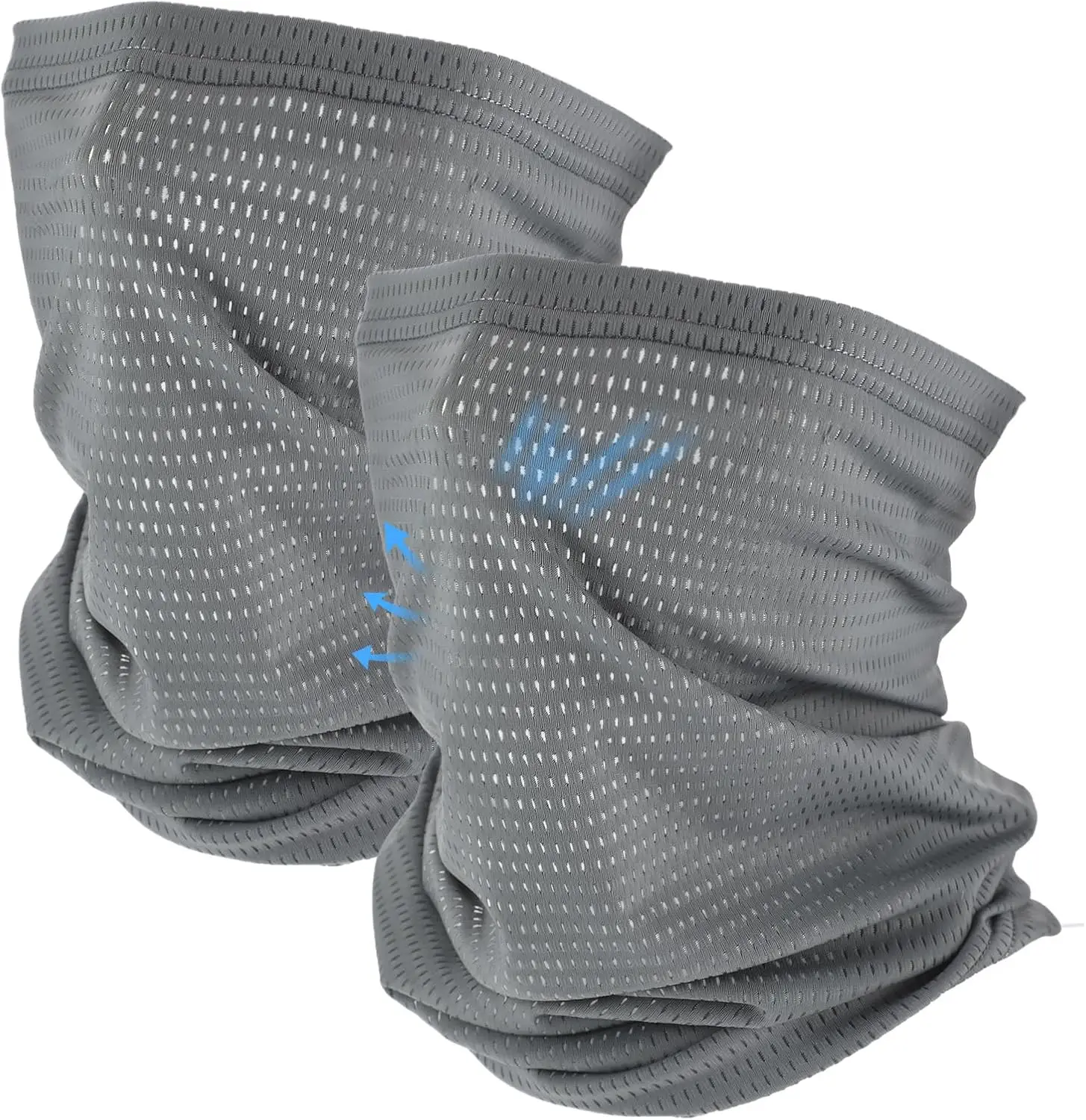 

2 Pack Cooling Neck Gaiter Summer Breathable UV Protection Face Mask for Men Women