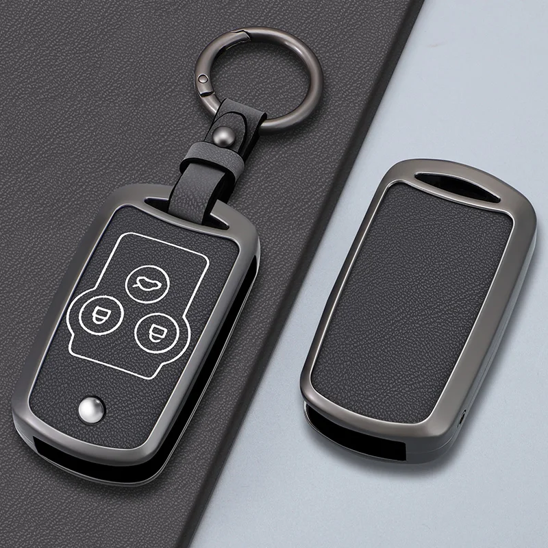 

Metal Shell Fob For Acura TL TSX ZDX RSX CRZ For Honda Civic Fit Accord CRV HRV Jazz Odyssey Car Flip Key Case Cover Protector