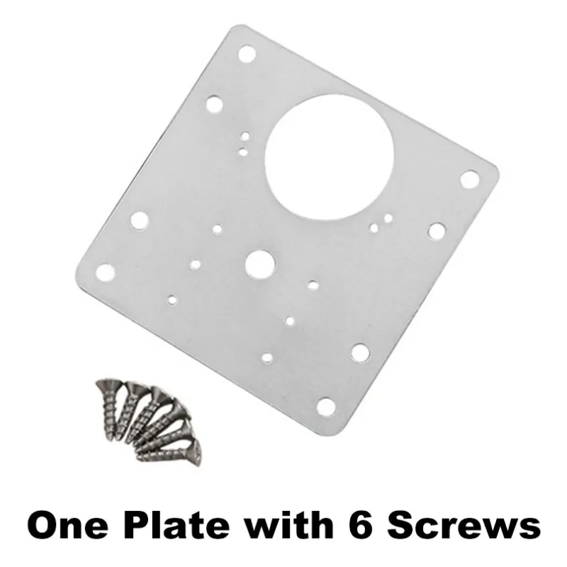 Rust Steel Cabinet Door Hinge Repair Plate for Cabinet Reinforcement Mounting for Both Side Damage Fixed Free Shipping
