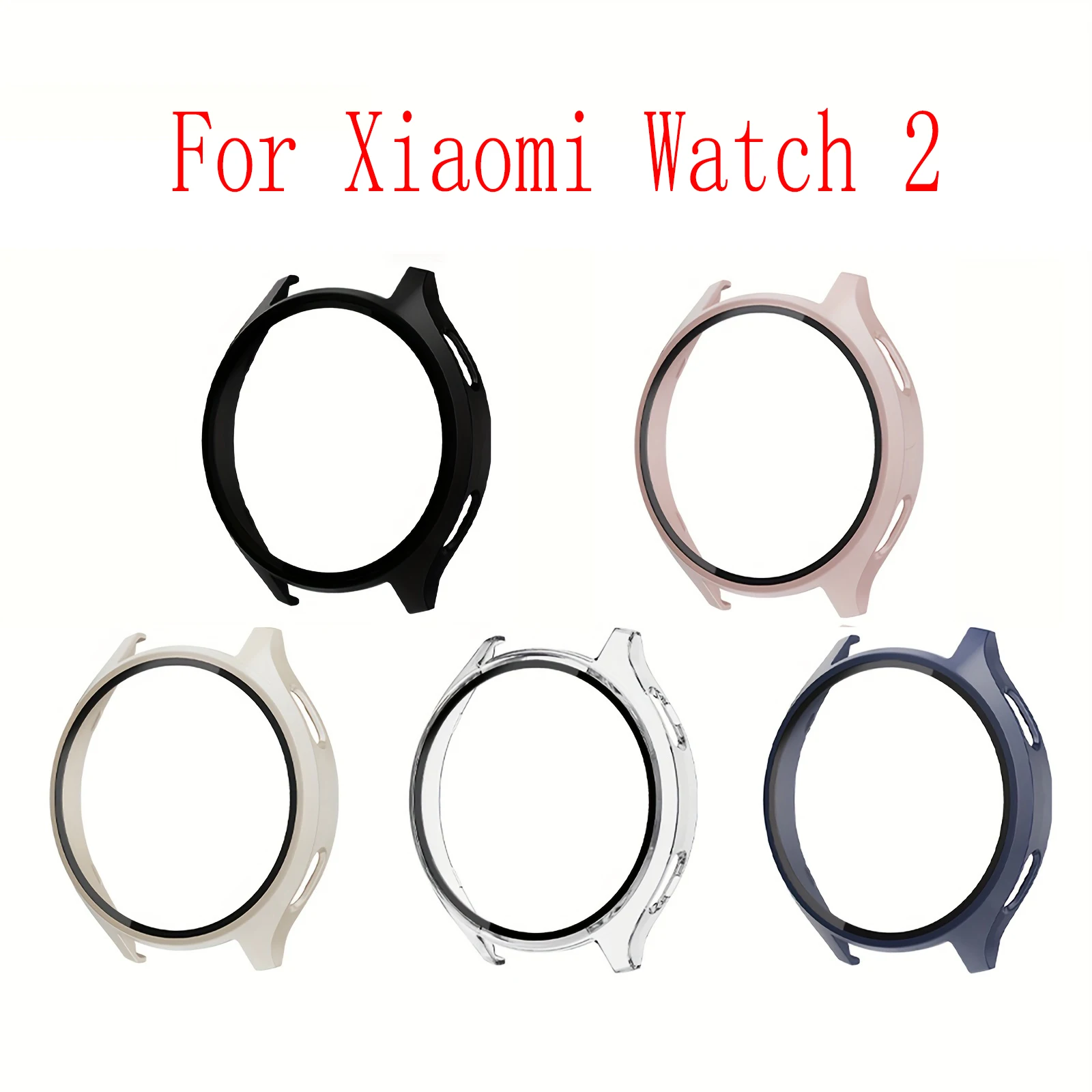 2pcs Bildschirms chutz Fall kompatibel mit Xiaomi Watch 2 Smartwatch, Allround-Abdeckung Displays chutz folien vorgesehen.