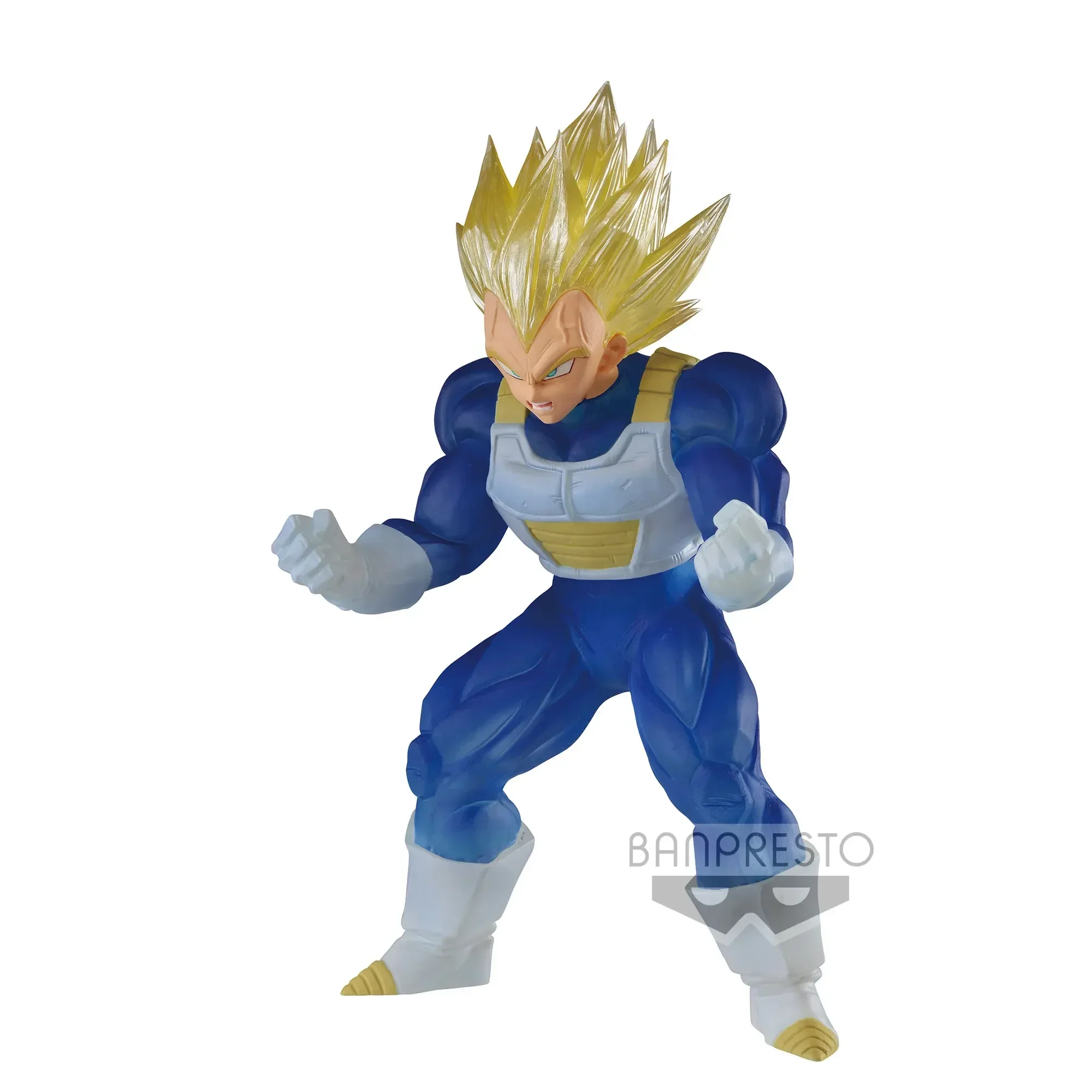 Bandai Original Banpresto Anime Dragon Ball Z claro Vegeta PVC modelo de figuras de acción juguete coleccionable regalo de cumpleaños de Navidad