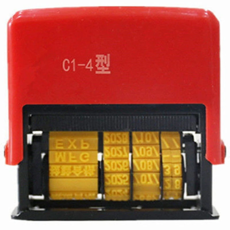 Self-inking Date Stamp MFG/EXP Date Adjustable For Factory Manufacture Supermarket Store Office School Bank Stamps