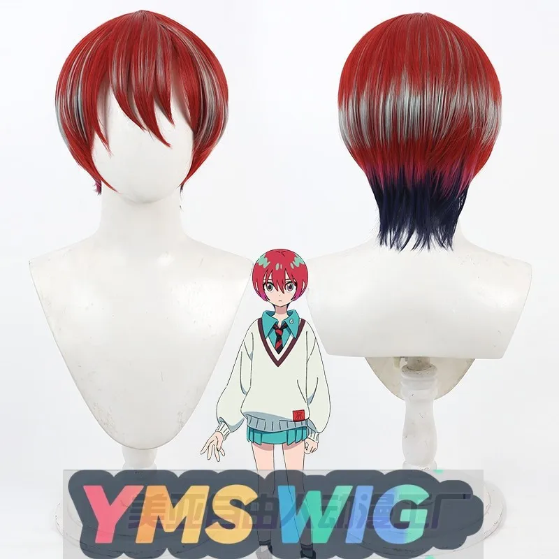 

[ YMS WIG ]Mobile Suit Gundam Jean Yip Tian Shou Cosplay Wig, Simulated Scalp Multi-Color Gradient