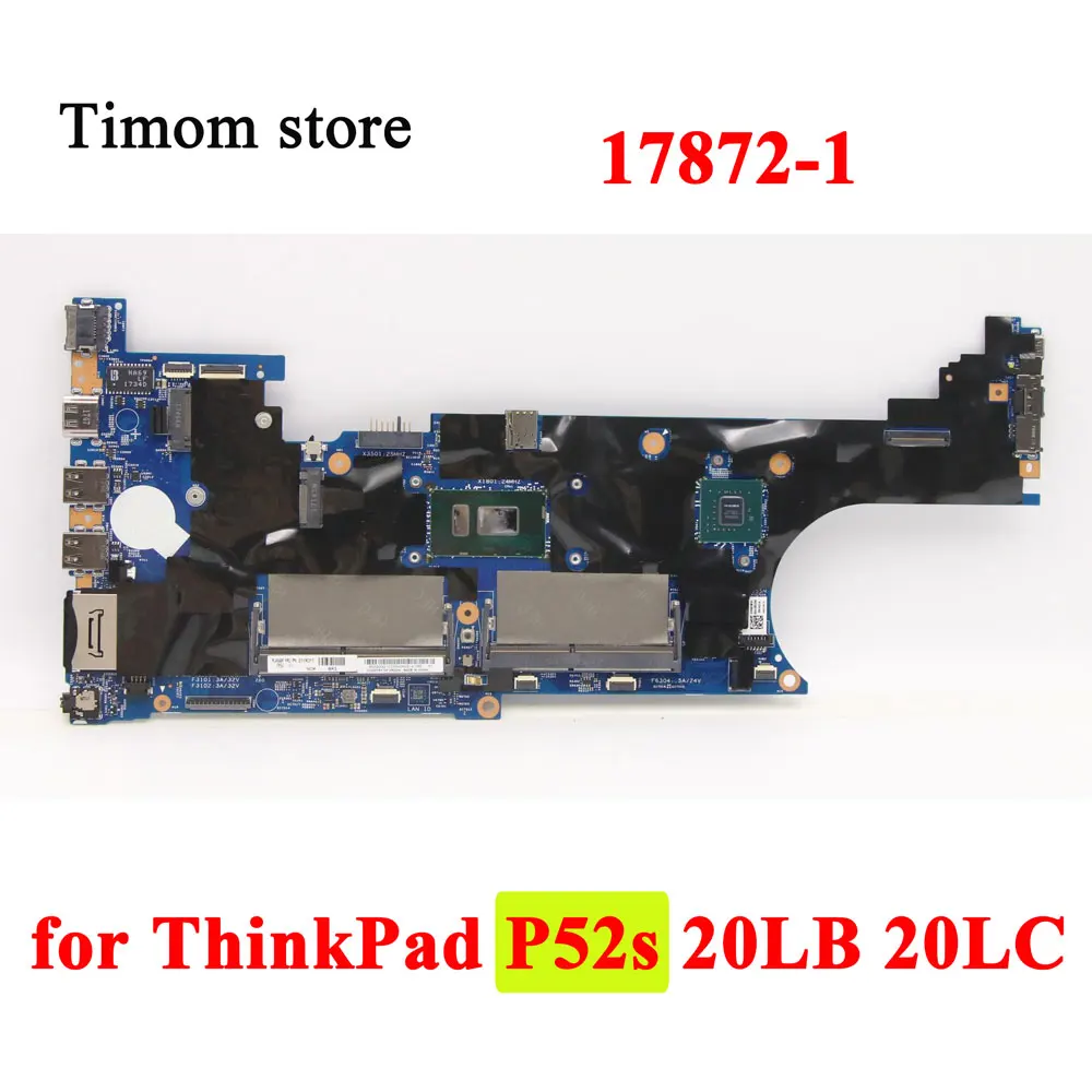 

i7-8650U 8550U i5-8350U with 2G GPU MB for ThinkPad P52s 20LB 20LC 100% Tested Original Laptop Independent Motherboard 17872-1