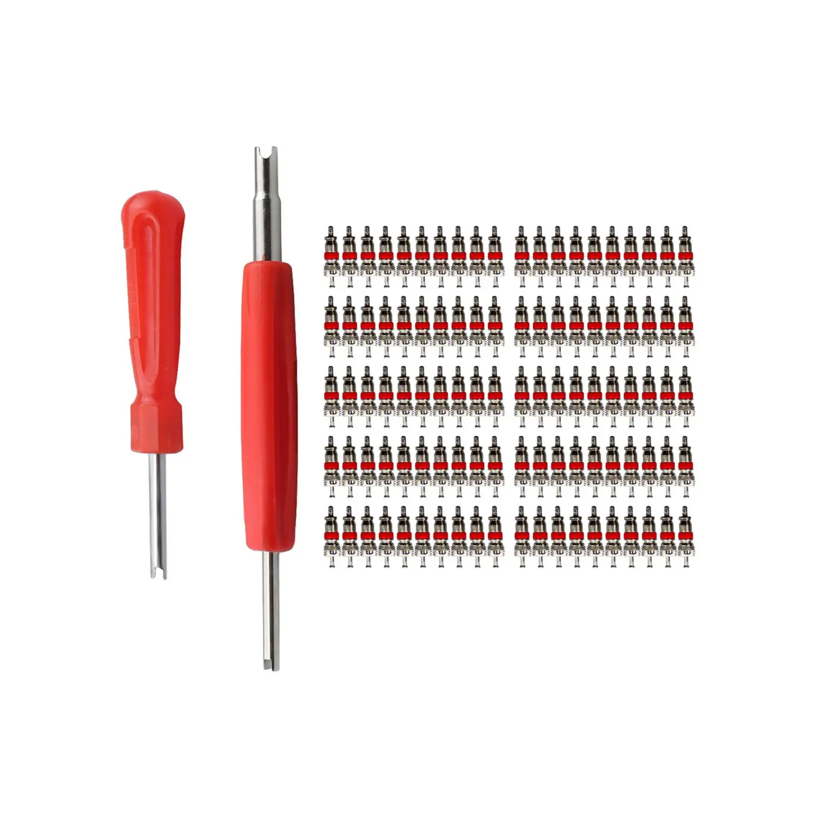 Tire Repair Tool Set 2 in 1 Tire Valve Stem Core for Easily Install Modification