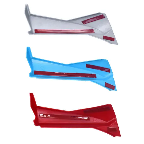 Imagen 2 del producto Para Hyundai Tucson NX4 2021 2022 2023 embellecedor de rejilla delantera de coche híbrido cubierta de tira deportiva 3 uds accesorios adhesivos 3D