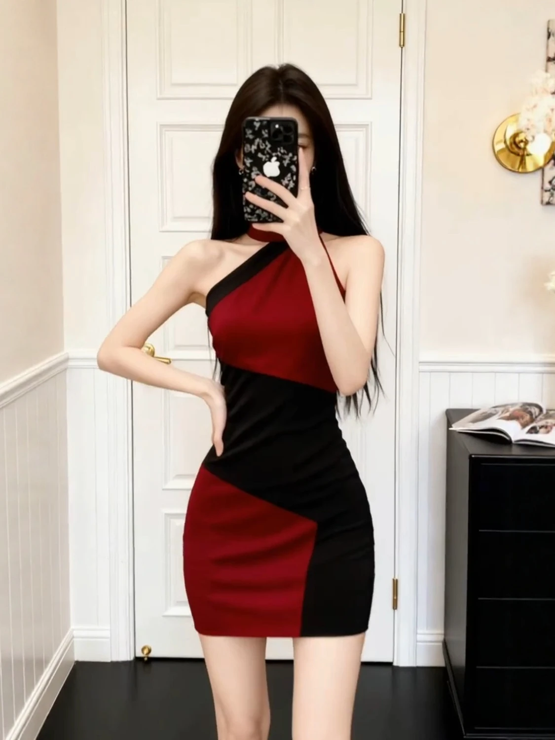 

Ele Wine Red Color Blo Long Sve Ne Женская сексуальная облегающая юбка с завязками на талии на осень-зиму