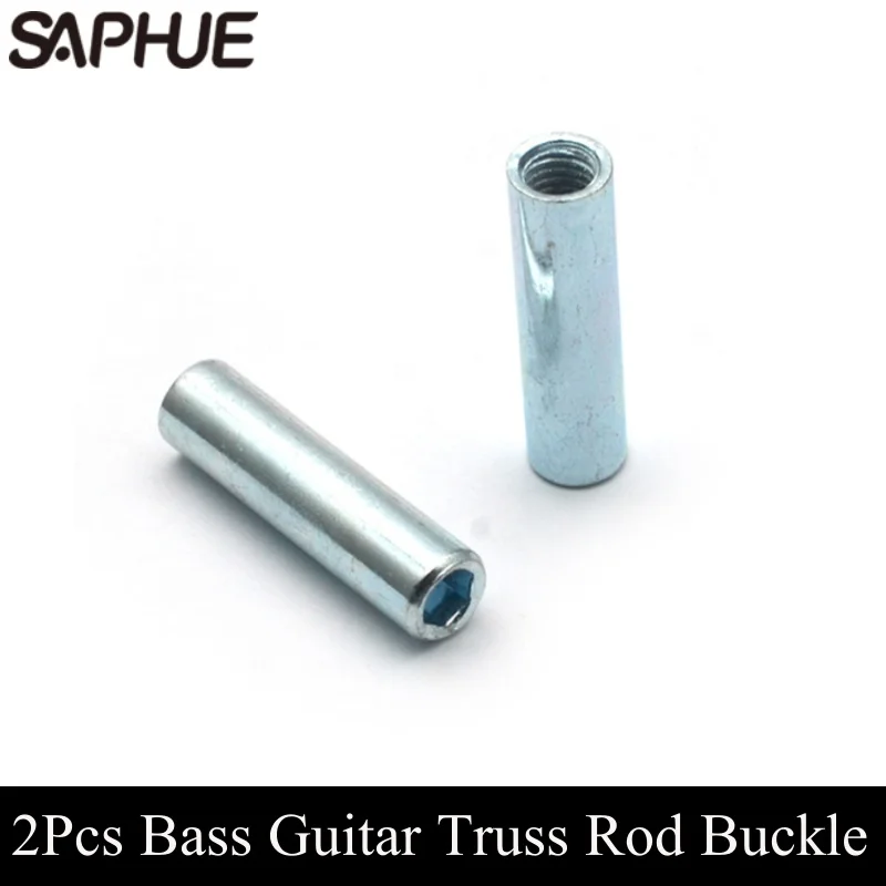 4Pcs Bass Guitar Truss Rod Buckle Connect Adjust Cap Connector Internal thread 5mm Outer Diameter 7mm Guitar Parts