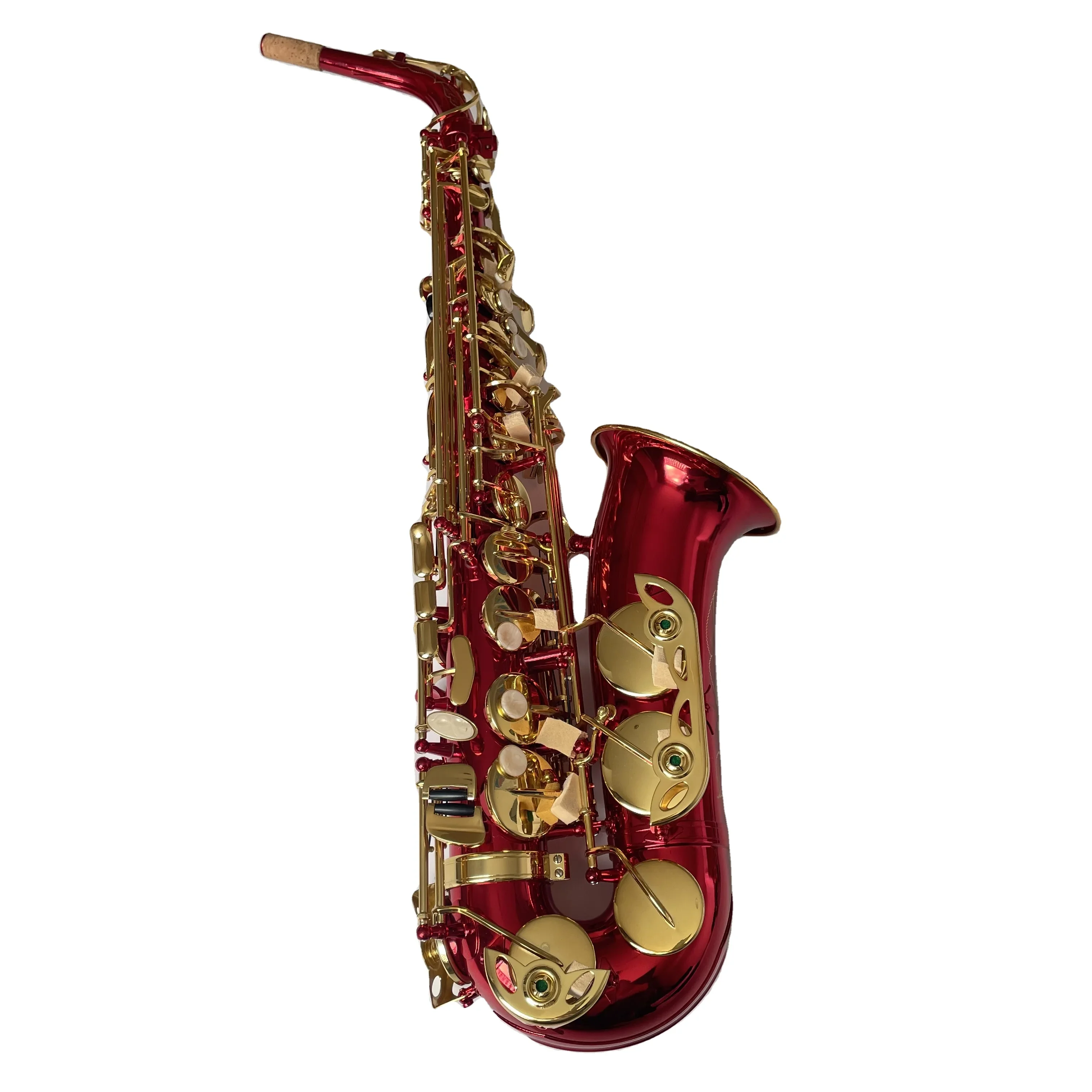 

Red Gold Lacquer Alto Saxophone With Brass Body Professional Sax Alto Instrument