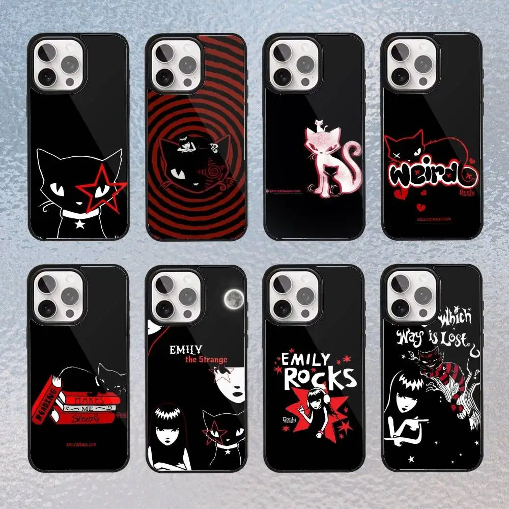 

Cat E-Emily The Strange Phone Case For iPhone17,16,15,14,13,12,11 Plus,Pro Max Magnetic Magsafe Wireless Charging