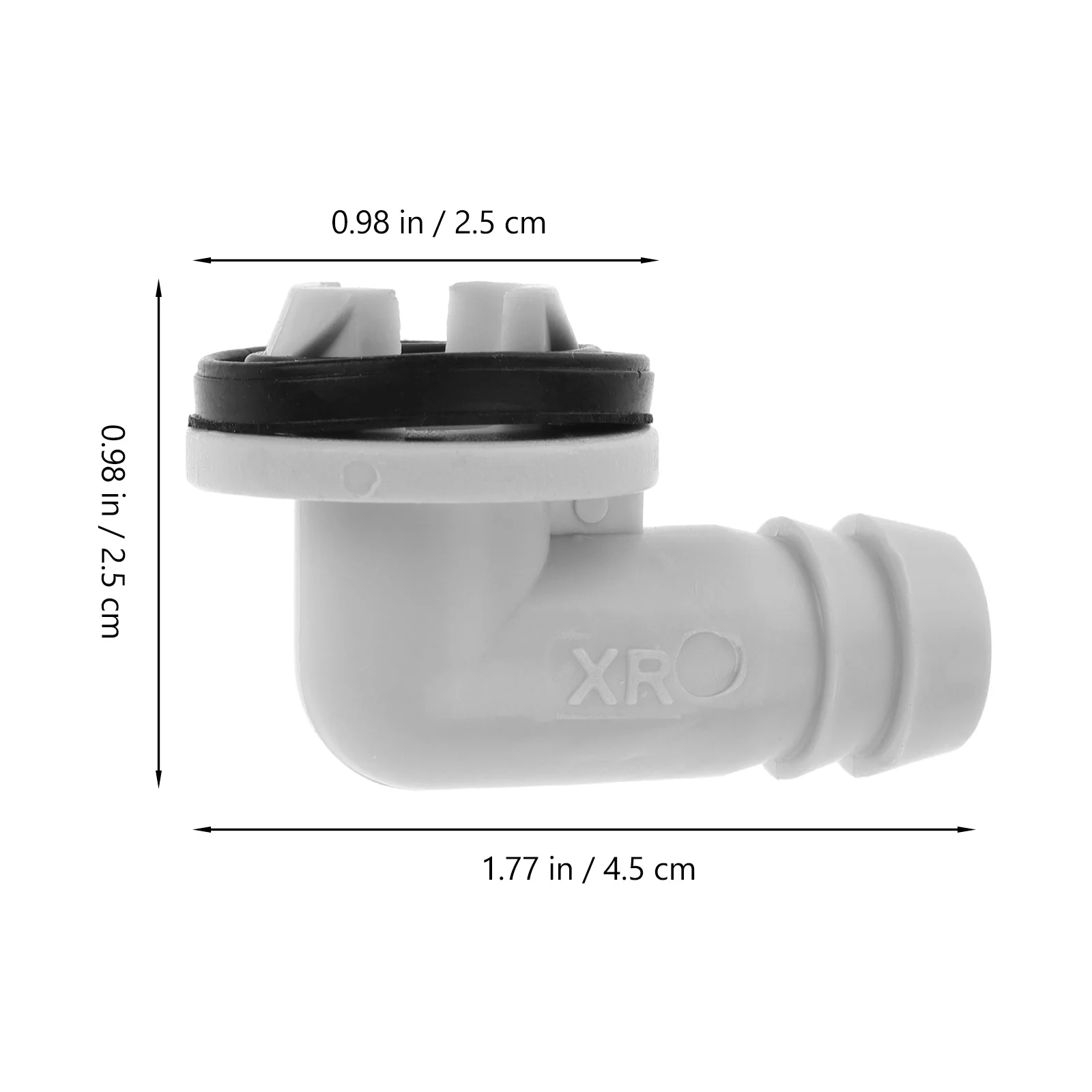 2Pcs Drain Pipe Grommet Heavy Duty Plastic Condensate Hose Connector for Window Split Ac Units Leakproof Joint 15Mm Buckle