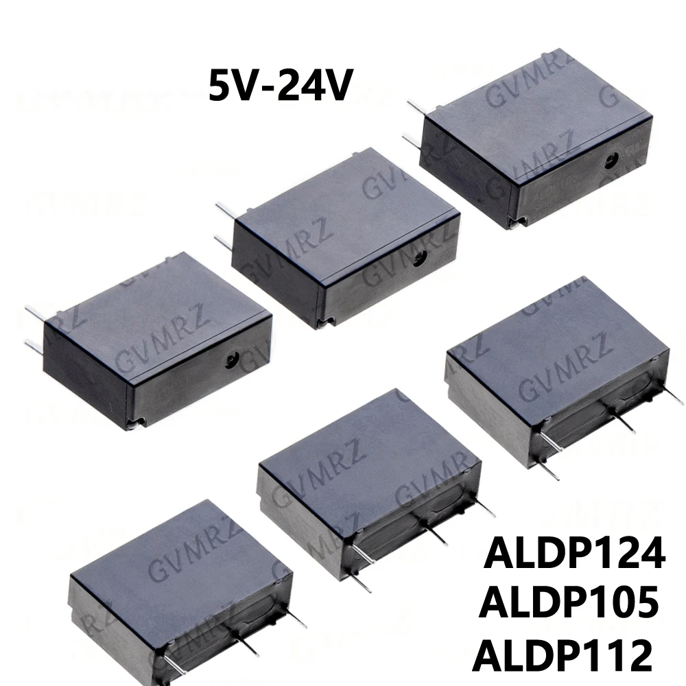 5A 5V 12V 24V Relay 5V-24V ALDP105 ALDP112 ALDP124 5A 250V 4PIN a group of normally open ALD112