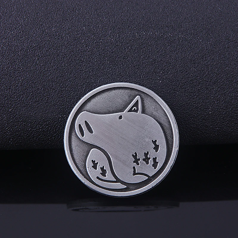 Anime Seven Sins Coin Ornaments Cartoon Animal Pendant Bears and Goats For Anime Fans Cosplay Props Jewelry Gifts